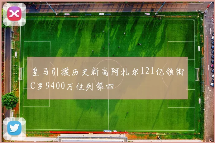 皇马引援历史新高阿扎尔121亿领衔C罗9400万位列第四